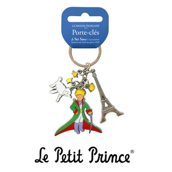 Малкият принц - Ключодържател с Малкия принц, овцата и Айфеловата кула 1